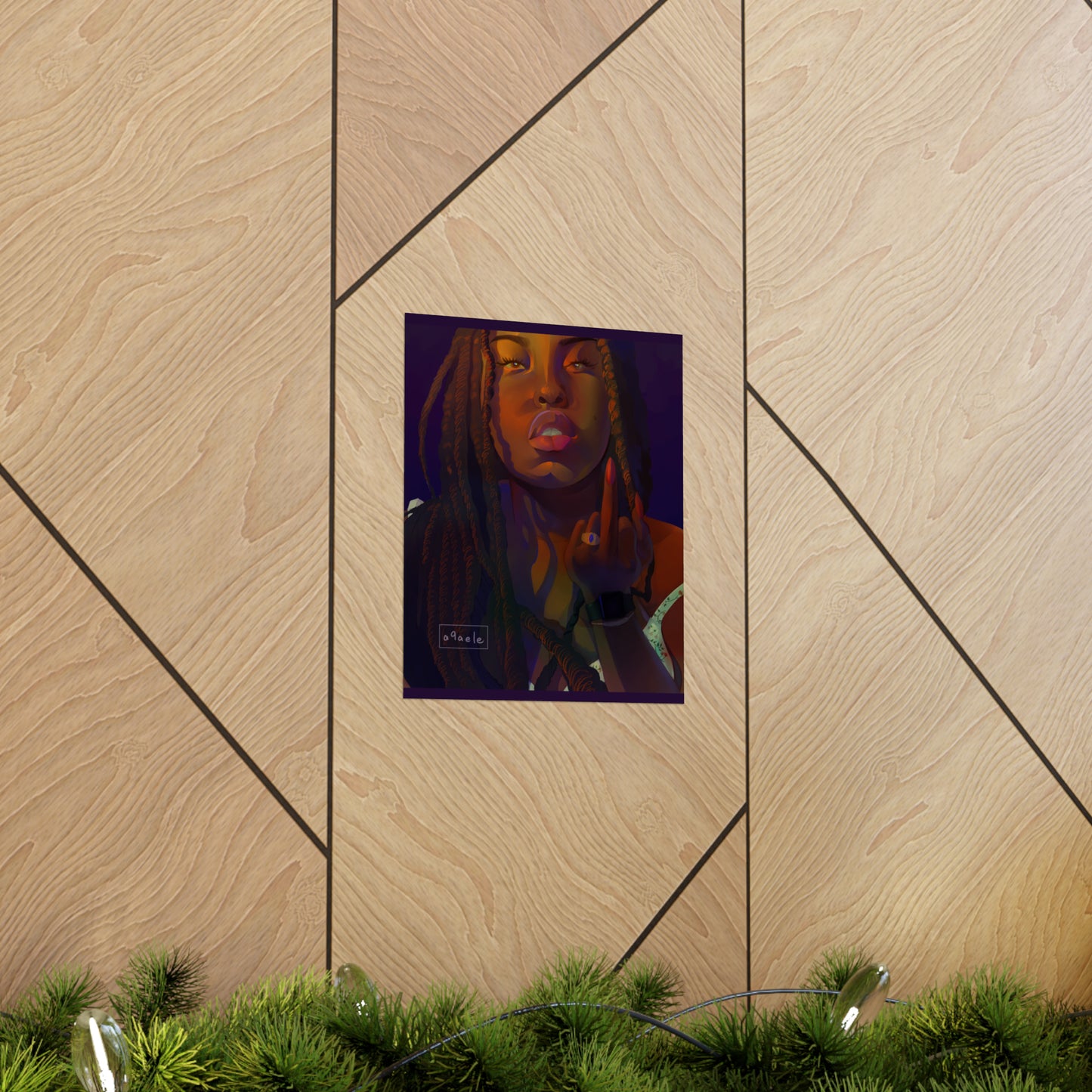 Ceara Black Woman Poster Print