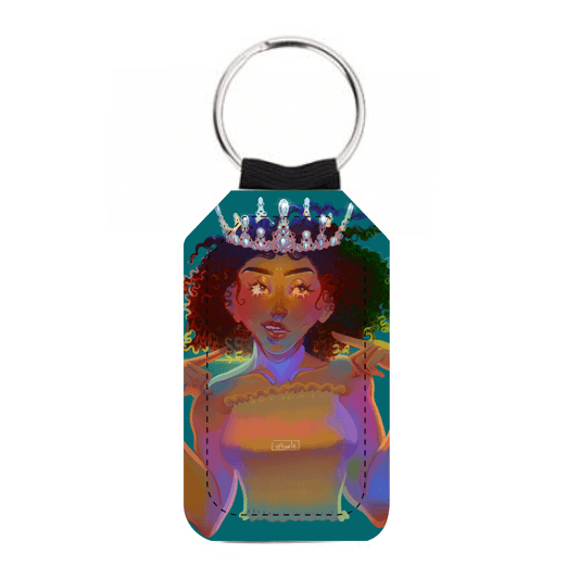 Melanated SLP Queen Keychain